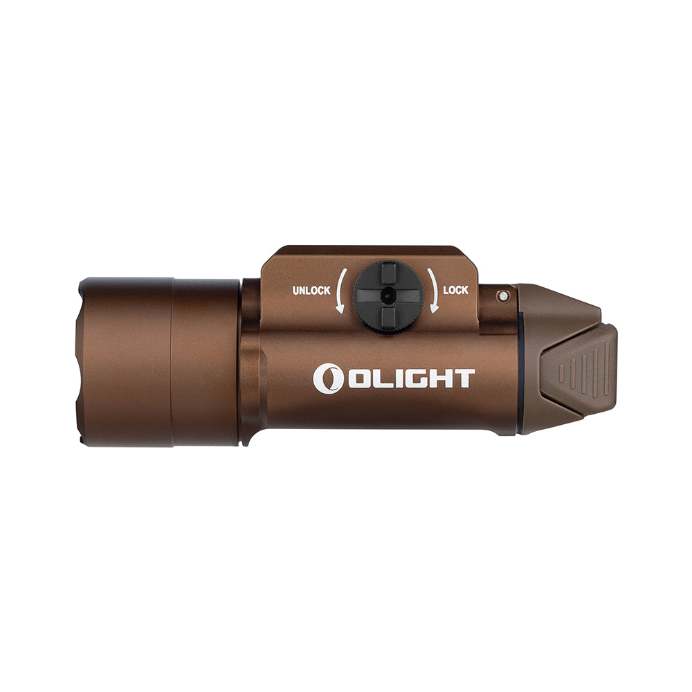 Olight PL Turbo Tactical Light with Spotlight and Floodlight TAN