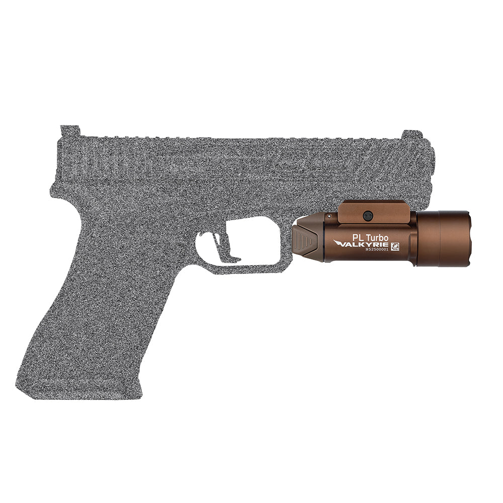 Olight PL Turbo Tactical Light with Spotlight and Floodlight TAN