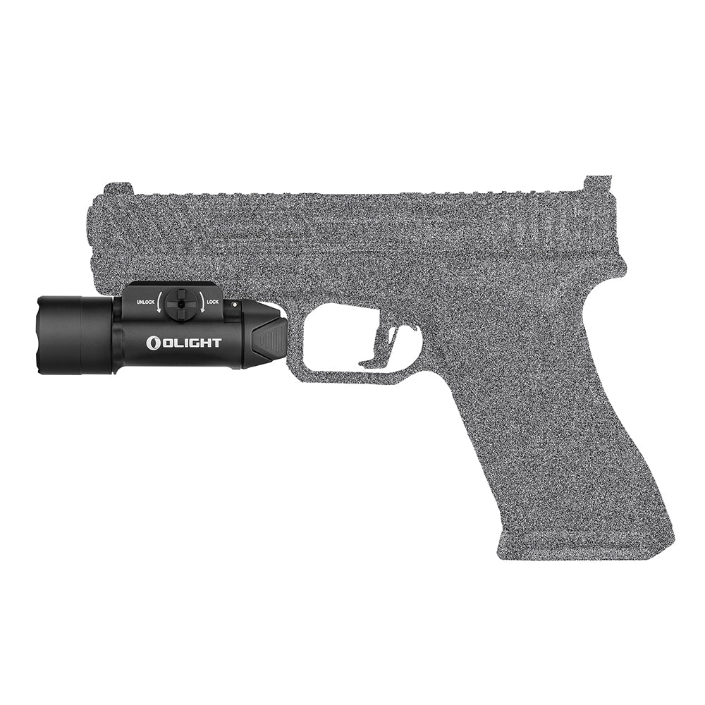 Olight PL Turbo Tactical Light with Spotlight and Floodlight BK