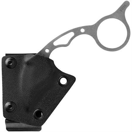 TOPS Quickie Fixed Blade Knife, 1095 Carbon, Kydex Sheath, QCK-01