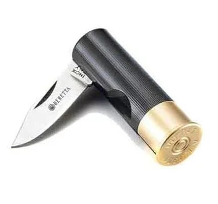 BERETTA SHOTGUN SHELL FOLDING KNIFE 1.97″