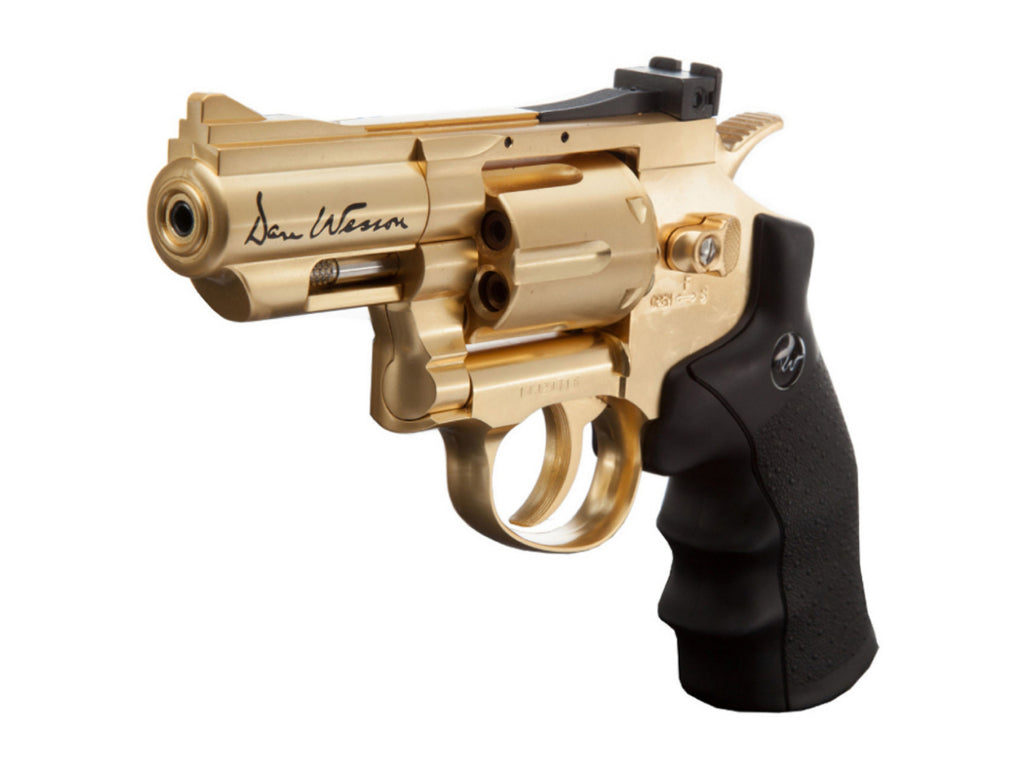 DAN WESSON 2.5 INCH GOLD BB REVOLVER 4.5MM CO2