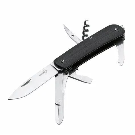 Boker Plus Tech-Tool City 3 Folding Knife, 12C27 Sandvik, G10, 01BO803