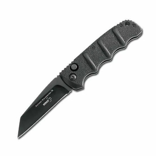 Boker Plus KALS-74 All Black Folding Knife, D2 Steel, Aluminum Handle, 01KALS104N