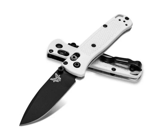 Benchmade Mini Bugout Folding Knife, S30V, White Handle, BM533BK-1