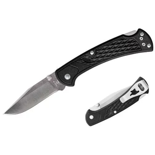 Buck Slim Ranger Select Folding Knife, 420HC Steel, GFN Black, 0112BKS1