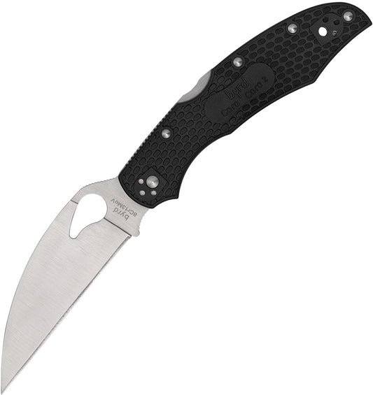 Byrd Cara Cara Gen 2 Lightweight Folding Knife, FRN Black, by Spyderco, BY03PBKWC2