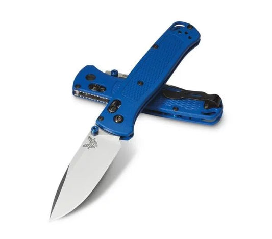 Benchmade Bugout Folding Knife, CPM S30V, Blue Handle, BM535