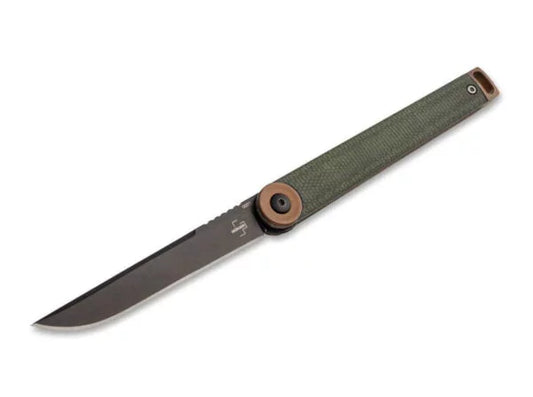 Boker Plus Kaizen Flipper Folding Knife, D2 Steel, Micarta, 01BO391
