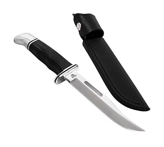 Buck 119 Special Fixed Blade Knife, 420HC Steel, Leather Sheath, BU0119BKS