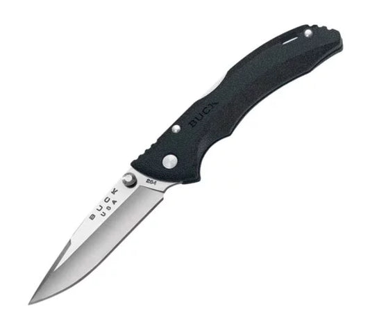 Buck Bantam BBW Folding Knife, 420HC Steel, GFN Black, BU0284BKS