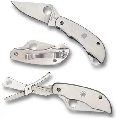 Spyderco Clipitool w/Scissors, Stainless Handle, C169P