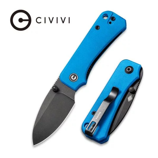 CIVIVI Baby Banter Folding Knife, Nitro V SW, G10 Blue, C19068S-3