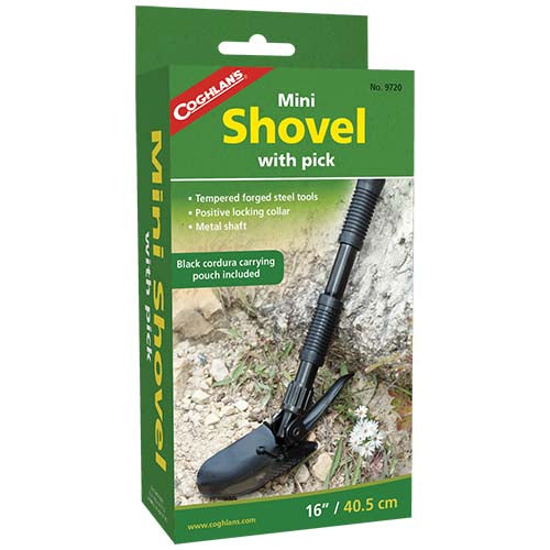 Coghlans 9720 Mini Shovel With Pick CGH9720