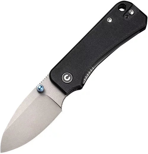 CIVIVI Baby Banter Folding Knife, Nitro-V, G10 Black, 19068S-1