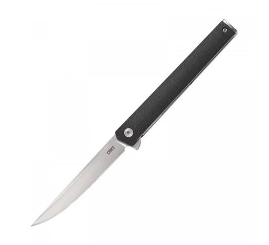 CRKT CEO Flipper Folding Knife, AUS 8, GFN Black, CRKT7097