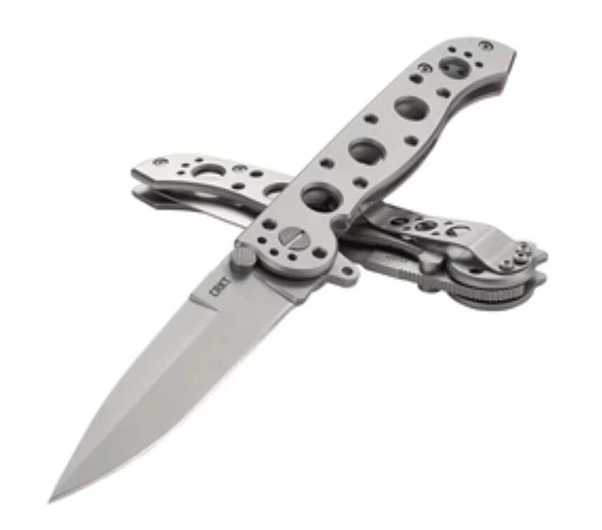 CRKT M16 Flipper Framelock Knife, 12C27 Sandvik, Stainless, CRKT M16-03SS