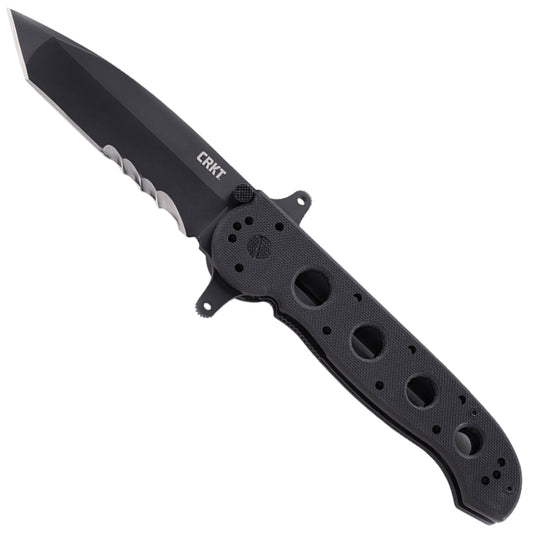 CRKT Carson Flipper Folding Knife, 1.4116 Tanto, G10 Black, CRKTM16-14SFG