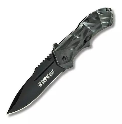 Smith & Wesson SWBLOP3CP Smith & Wesson Black Ops 3.40" Folding Knife