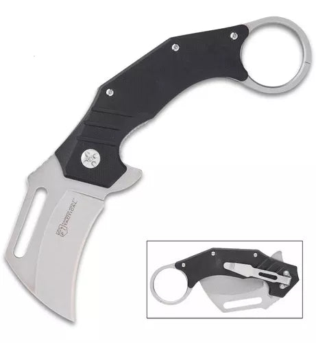 Timber Wolf Tactical Hawk Flipper Folding Knife, G10, TW1217