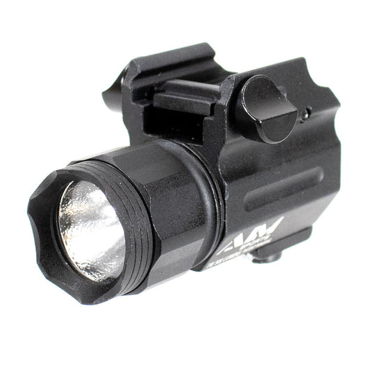 COMPACT 1W 500 LUMEN WEAPON LIGHT W/QRM COLOR LENSE FILTERS