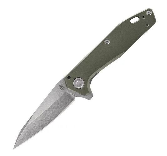 Gerber Fastball Flipper Folding Knife, CPM S30V, Aluminum Sage Green, G1610