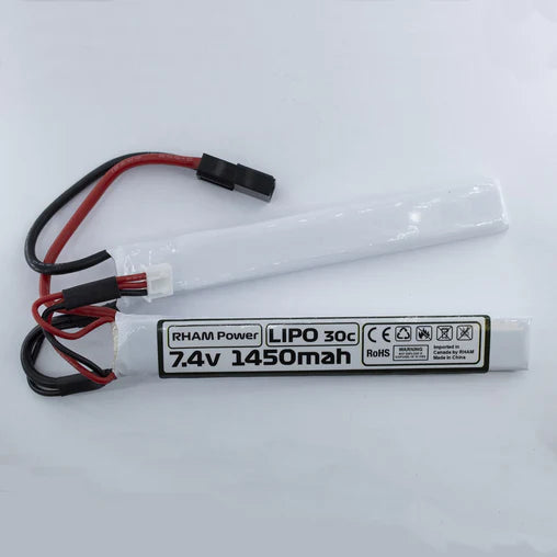 Rham Power 7.4v 1450mAh LiPo Nunchuck Battery with Tamiya