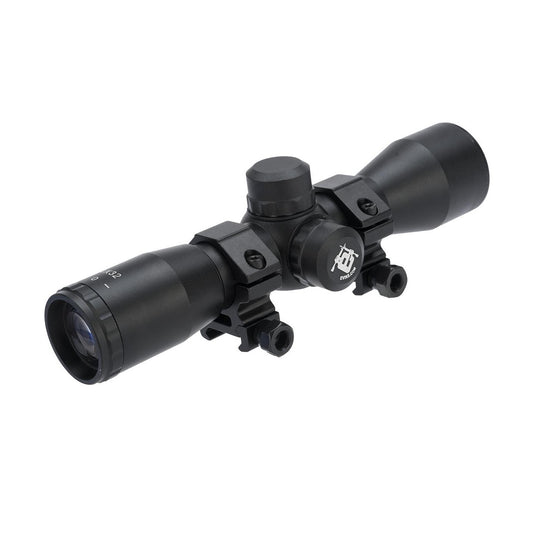 Aim Sports 4X32 Compact Mil-Dot Scope with Rings ‎JTM432B