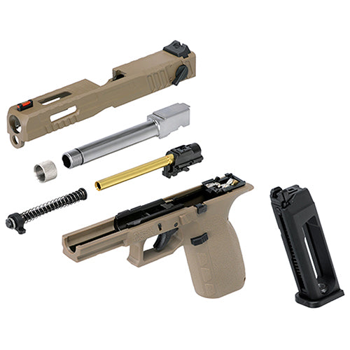 KJ Works KP-13F Blowback Airsoft Pistol- CO2