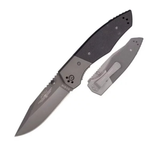 Ka-Bar Jarosz Beartooth Folding Knife, G10 Black, Ka3086