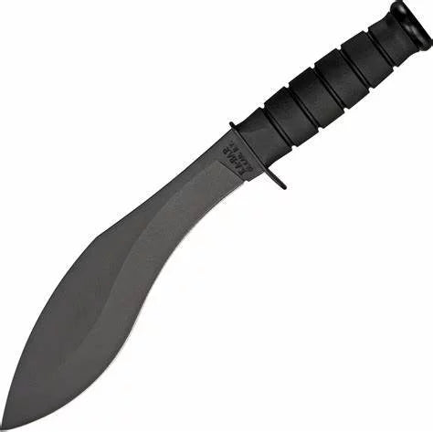 Ka-Bar Combat Kukri Machete, 1095 Cro-Van, Polyester Sheath, 1280