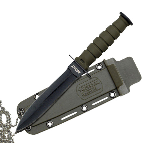 The Bonedge Fixed Knife w/ Nylon Fiber Sheath & Neck Chain
