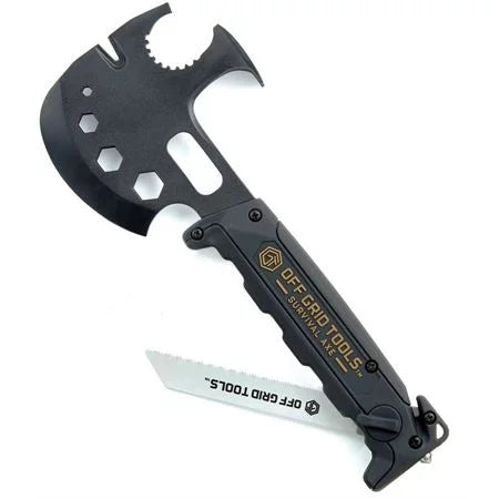 Off Grid Tools Survival Axe ABS- Black