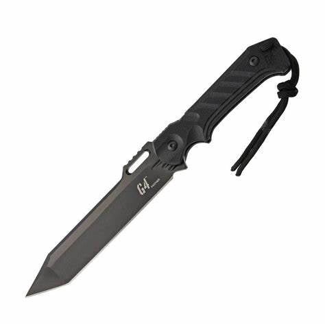 Renegade Tactical G4 Panther Fixed Blade Tanto Knife w/ Nylon Sheath RT135