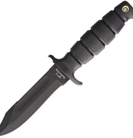 OKC SP-2 Sawback Fixed Blade Survival Knife, 1095 Carbon, Nylon Sheath, 8680