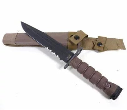 OKC 3S Marine Bayonet Fixed Blade Knife, MOLLE Sheath, 6504