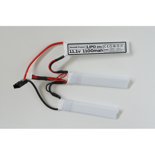 RHAM 11.1V LIPO 1100MAH TRI
