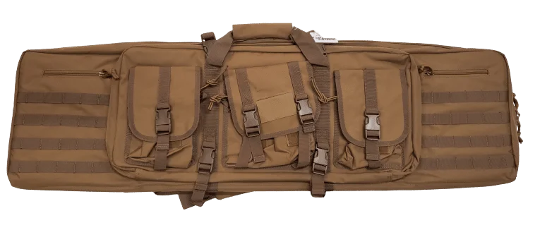 SCORPIO DOUBLE GUN CASE, 600D, POLYESTER 42″ TAN (IN STORE ONLY)