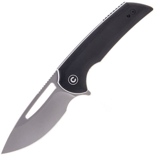 CIVIVI Odium Flipper Folding Knife, D2, G10 Black, C2010D