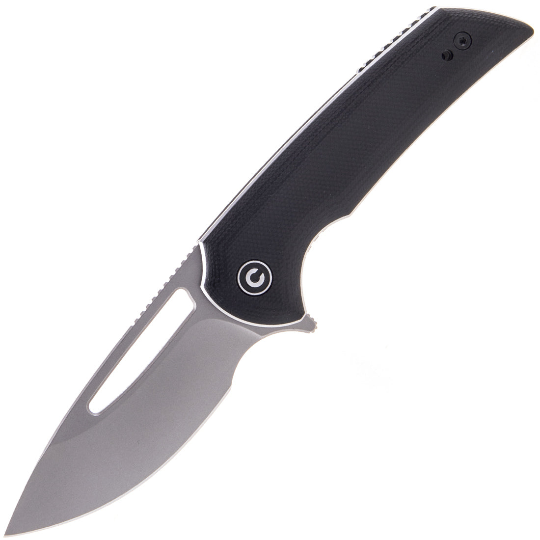 CIVIVI Odium Flipper Folding Knife, D2, G10 Black, C2010D