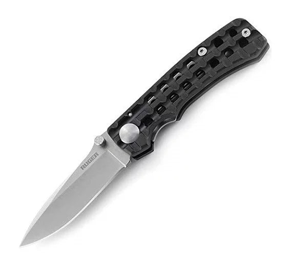 Ruger Go N Heavy Folding Knife, Steel Handle, R1801