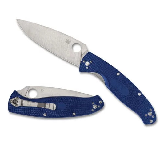 Spyderco Resilience Folding Knife, CPM S35VN, FRN Blue C142PBL