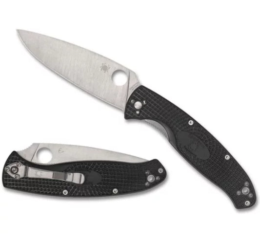 Spyderco Resilience Lightweight Folding Knife, FRN Black C142PBK