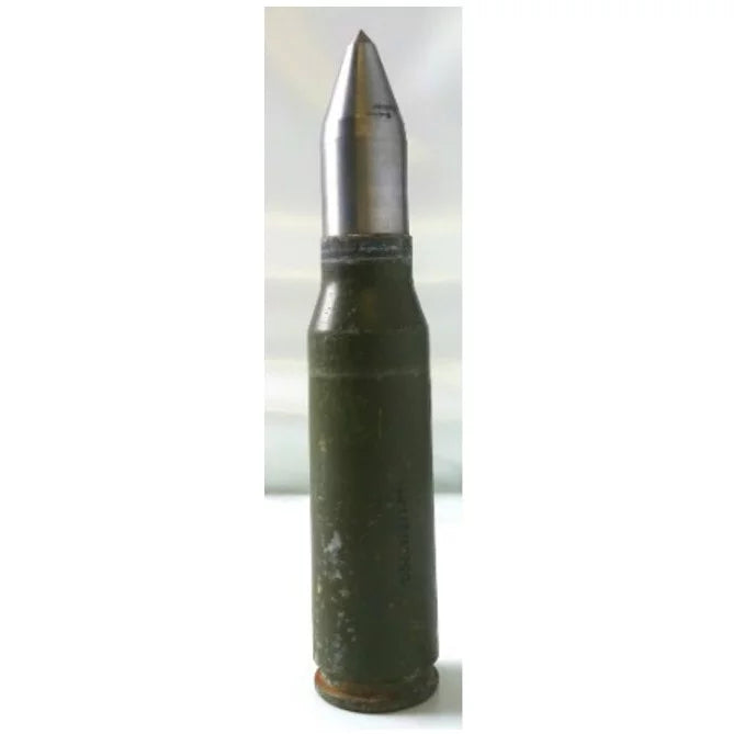 Surplus 25mm (caliber) Steel Case & Dummy Round