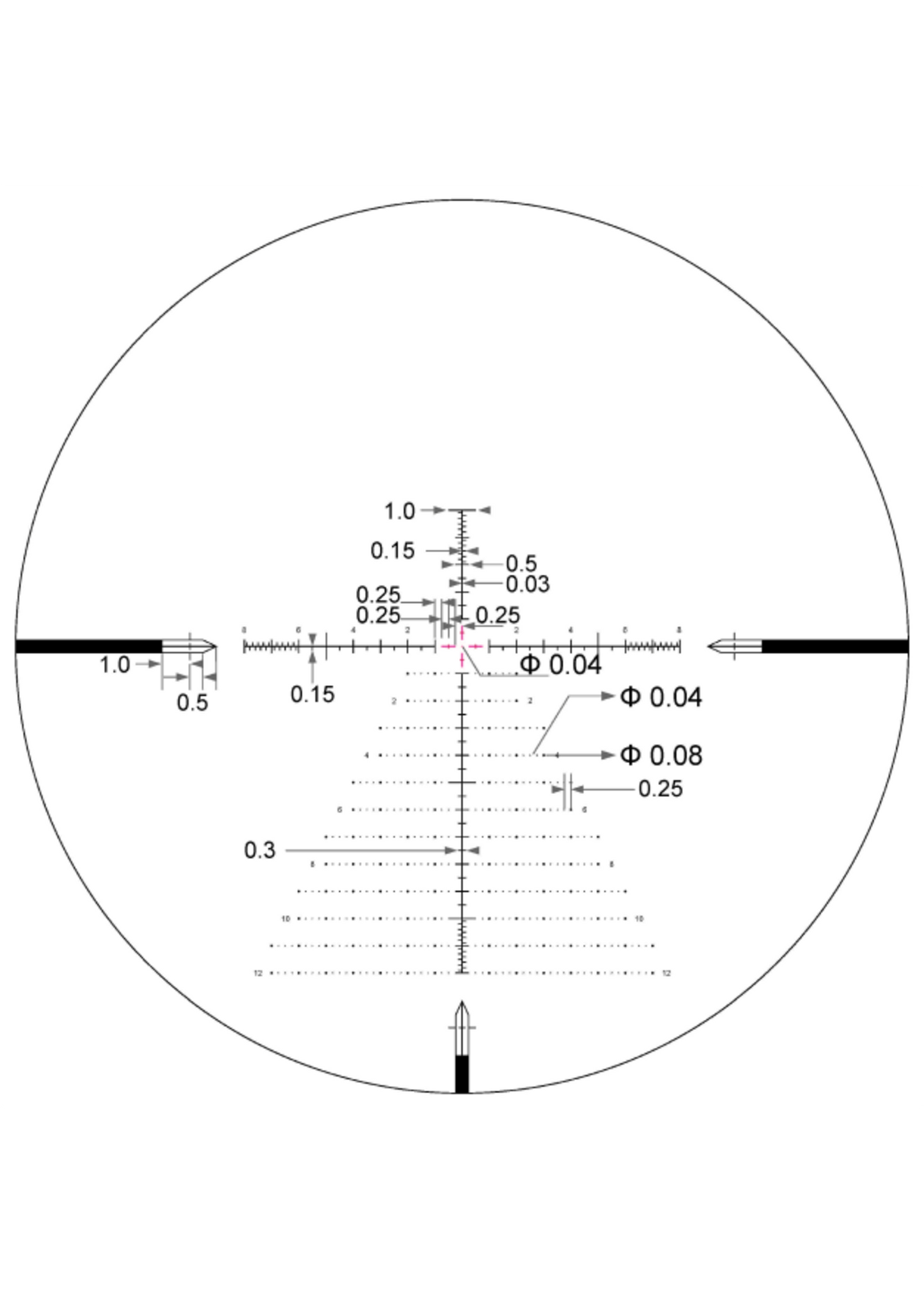 ARKEN EP5 5-25X56 FFP MOA VPR Reticle with Zero Stop - 34mm Tube