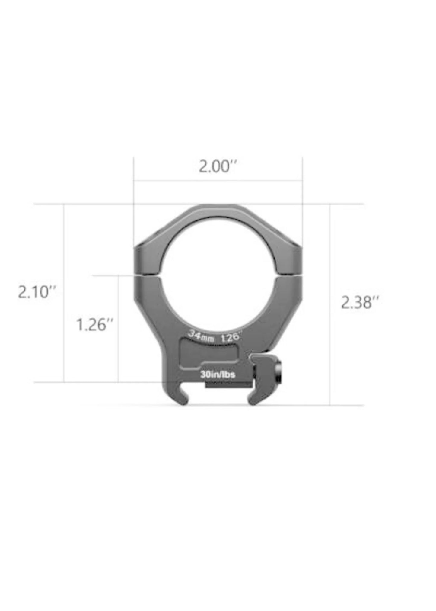 ARKEN Halo Scope Rings 34mm Low