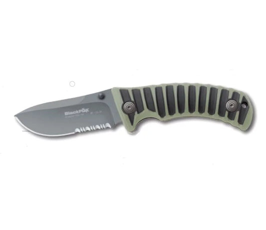 BlackFox BF-130GR Folding Knife, 440C, Zytel Green (Benelli version)