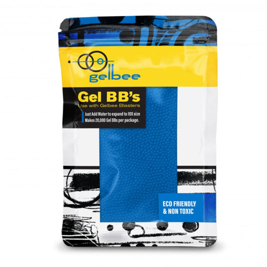 Crosman GFGBB6 Gelbee Blue, 20,000 Count Gel BB's, Resealable Package