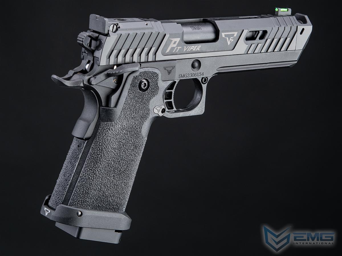 EMG TTI Licensed JW4 2011 Pit Viper GBB Pistol (Black) With Orange Tip