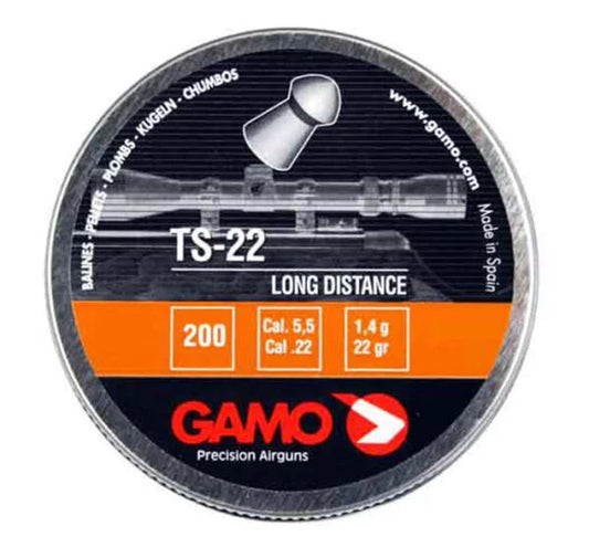 Gamo 632176854 ts-22 long distance airgun pellets .22